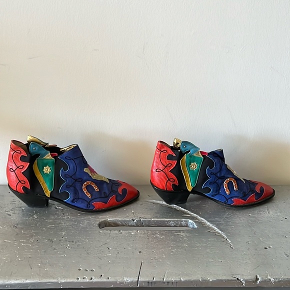 Vintage Cowboy Boots- Horses - Picture 8 of 17